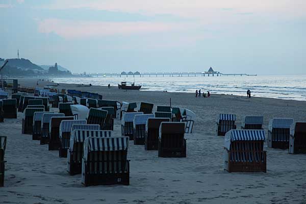 Ahlbeck - Abendstimmung am Strand